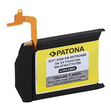 PATONA - Batteri til Samsung Gear S3 380mAh