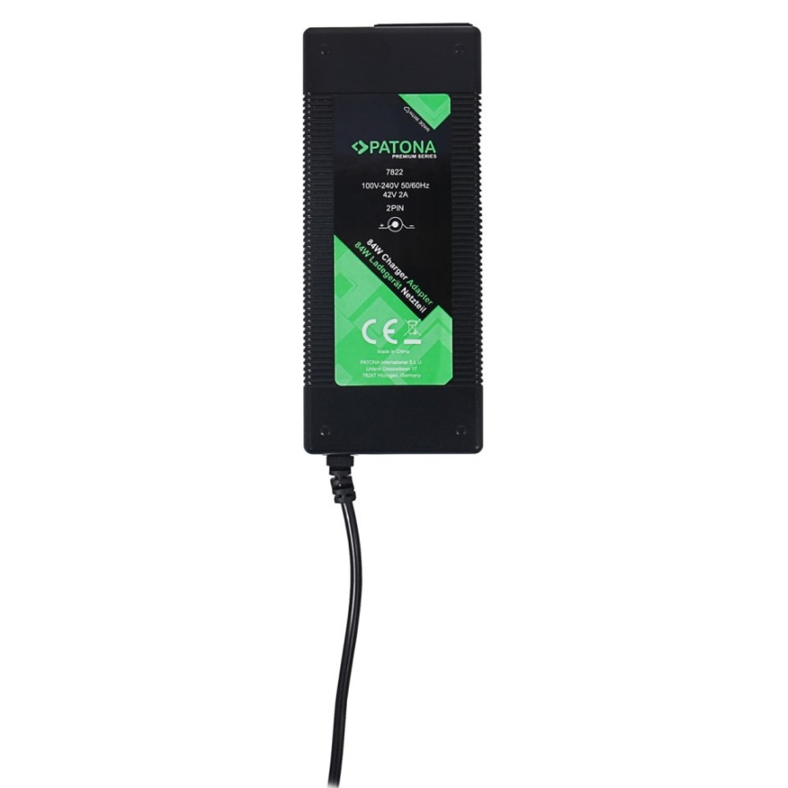 PATONA - Oplader til Xiaomi Mi Electric Scooter 42V/2A M365/PRO/PRO2/Essential