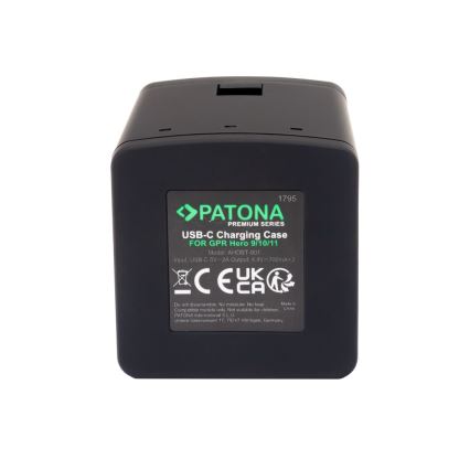 PATONA - Oplader Triple GoPro Hero 9/Hero 10/Hero 11/Hero 12