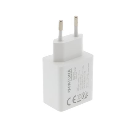 PATONA - Opladeradapter Power delivery 35W 2xUSB-C -PD 3.0