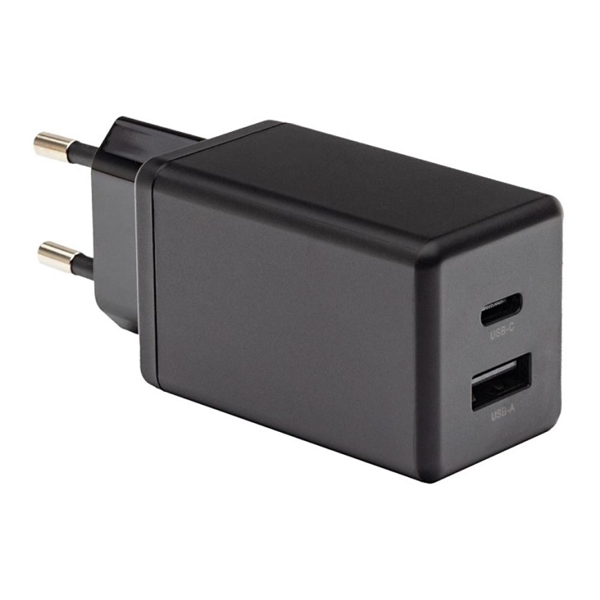 PATONA - Opladeradapter Power delivery 45W 1xUSB-C/1xUSB-A -PD 3.0