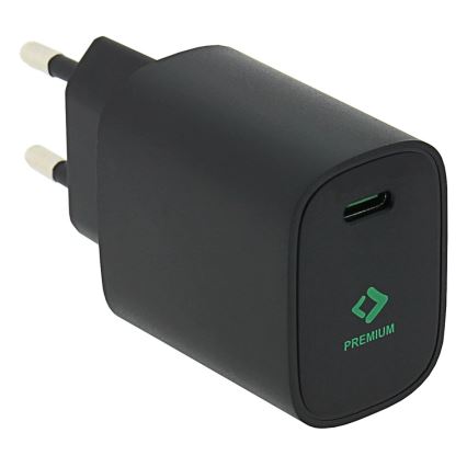 PATONA - Opladeradapter USB-C Power delivery 20W/230V sort