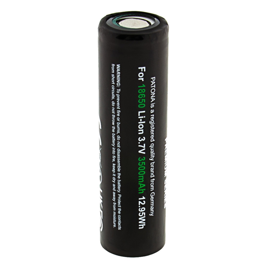 PATONA - PREMIUM 18650 Li-ion-batteri 3500 mAh 3,7 V