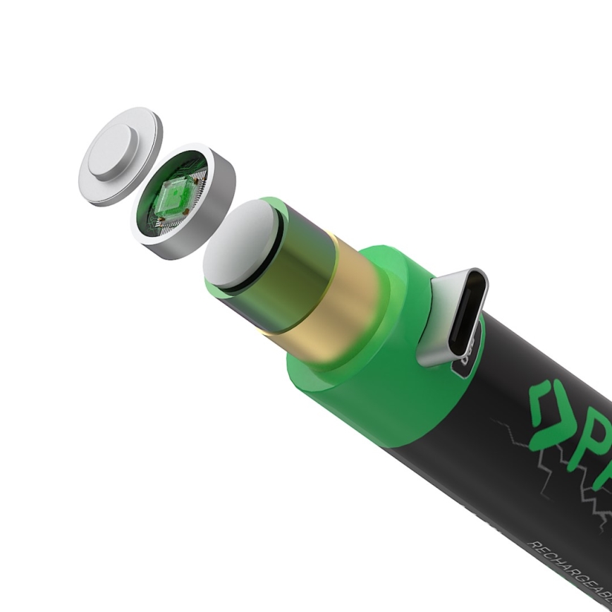 PATONA - SÆT 4x Akkumulator AA/LR6 Li-Pol 2000mAh 1,5Vs med USB-C opladning