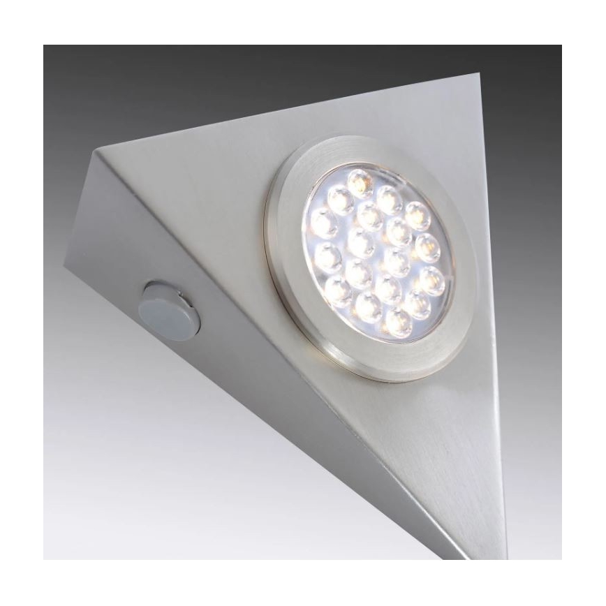 Paul Neuhaus 1119-55-3 - 3x LED møbellamper med sensor HELENA LED/2,5W/230V