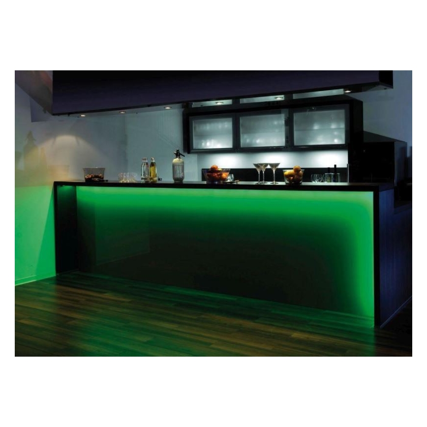 Paul Neuhaus 1205-70 - LED lysbånd dæmpbart RGB-farver TEANIA 10m LED/30W/12/230V + fjernbetjening