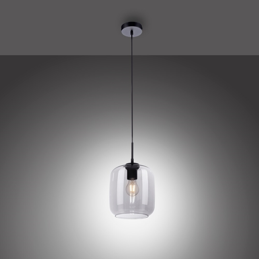 Paul Neuhaus 2002-25 - Pendel SHITAKE 1xE27/10W/230V diameter 20 cm røget