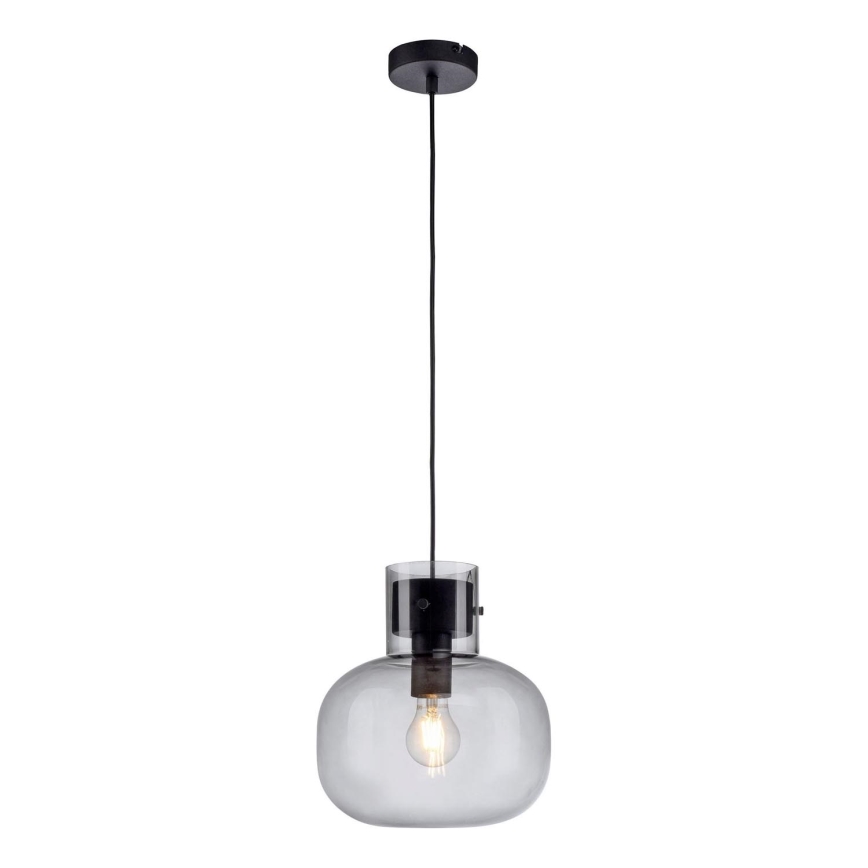 Paul Neuhaus 2003-25 - Pendel SHITAKE 1xE27/10W/230V diameter 25 cm røget