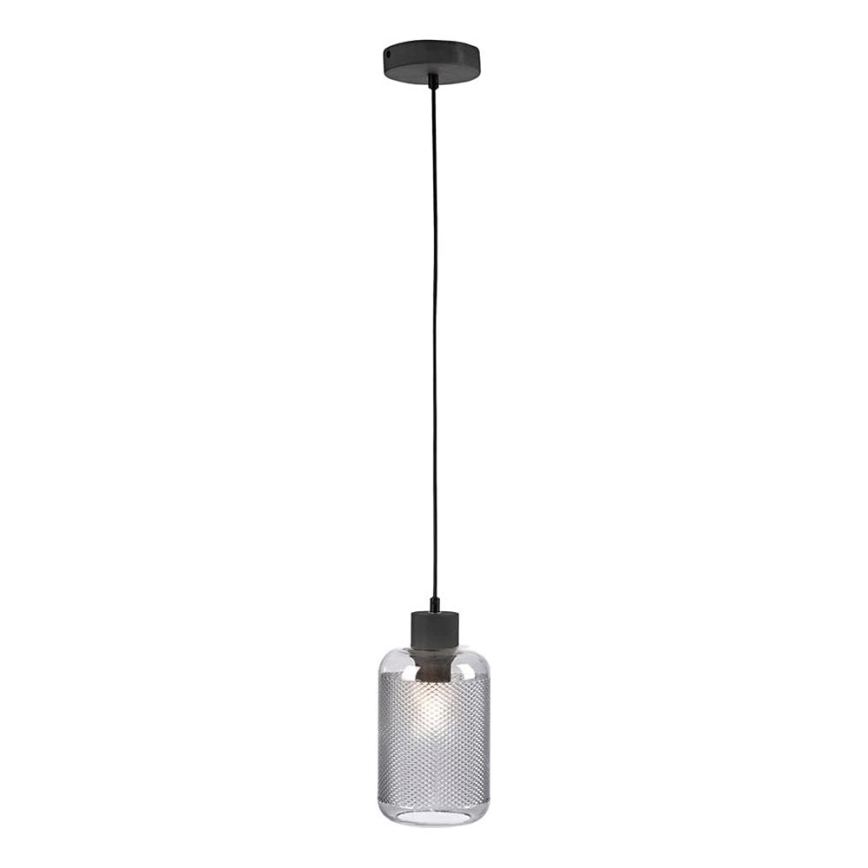 Paul Neuhaus 2006-25 - Pendel BOLETUS 1xE27/10W/230V diameter 14 cm grå
