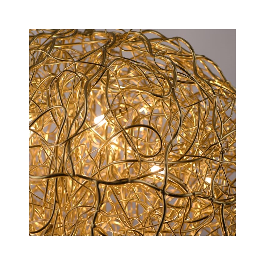 Paul Neuhaus 2019-12 - Lysekrone med wireophæng SAREA 15xG9/40W/230V guld