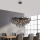 Paul Neuhaus 2192-18 - Lysekrone på wire ICICLE 10xG9/40W/230V 50x100 cm sort