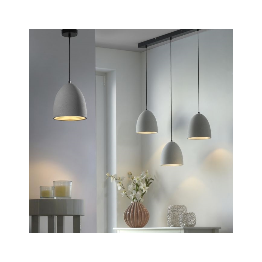Paul Neuhaus 2231-22 - Pendel ETON 1xE27/40W/230V beton
