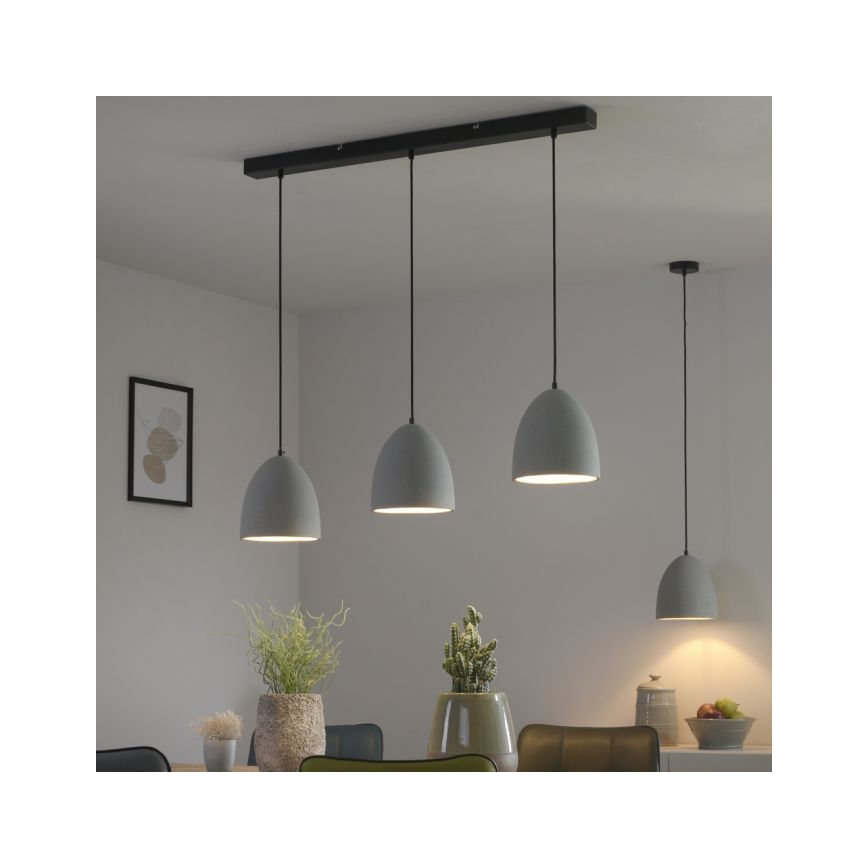 Paul Neuhaus 2231-22 - Pendel ETON 1xE27/40W/230V beton