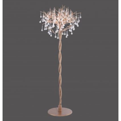 Paul Neuhaus 232-11 - Gulvlampe ICICLE 5xG9/40W/230V kobber