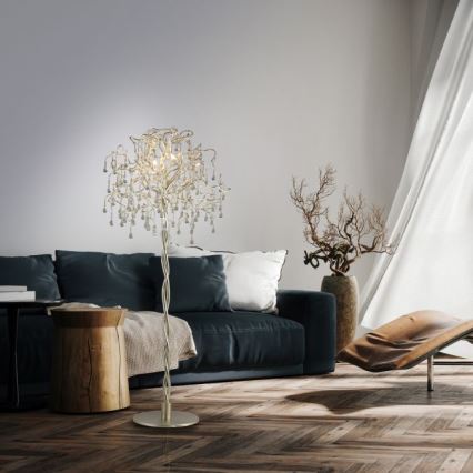 Paul Neuhaus 232-55 - Gulvlampe ICICLE 5xG9/40W230V skinnende krom
