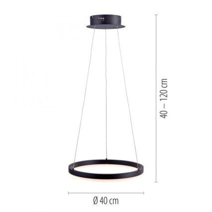 Paul Neuhaus 2381-13 - LED pendel dæmpbar TITUS LED/28W/230V