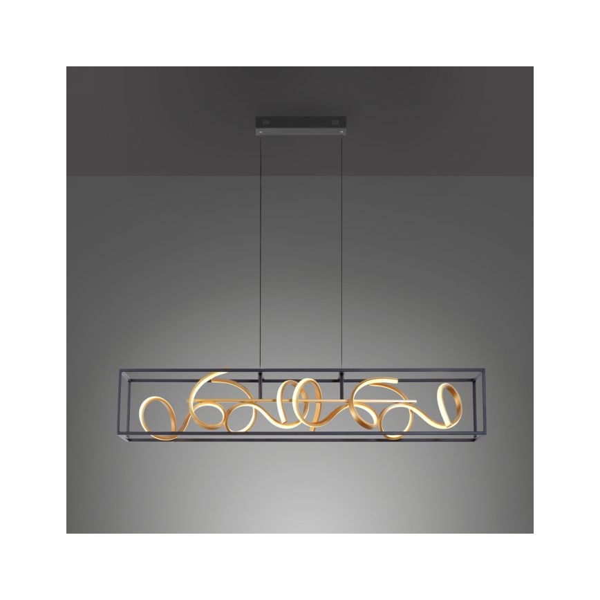 Paul Neuhaus 2416-18 - LED lysdæmper lysekrone i en snor SELINA 4xLED/10,2W/230V