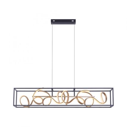 Paul Neuhaus 2416-18 - LED lysdæmper lysekrone i en snor SELINA 4xLED/10,2W/230V
