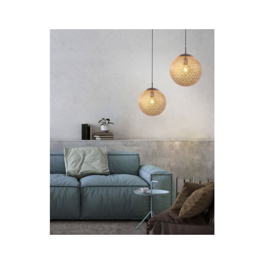 Paul Neuhaus 2420-48 - Pendel GRETA 1xE27/60W/230V diameter 30 cm