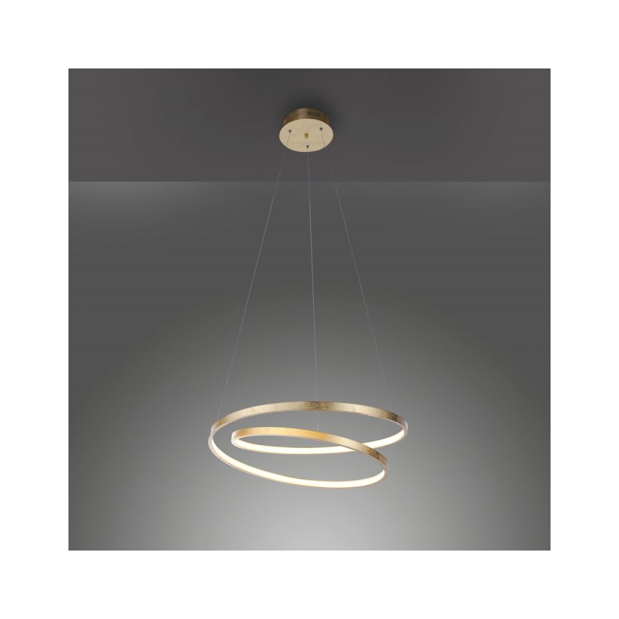 Paul Neuhaus 2472-12 - LED pendel dæmpbar ROMAN LED/30W/230V gylden