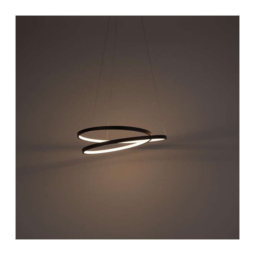 Paul Neuhaus 2472-18 - LED pendel dæmpbar ROMAN LED/30W/230V sort
