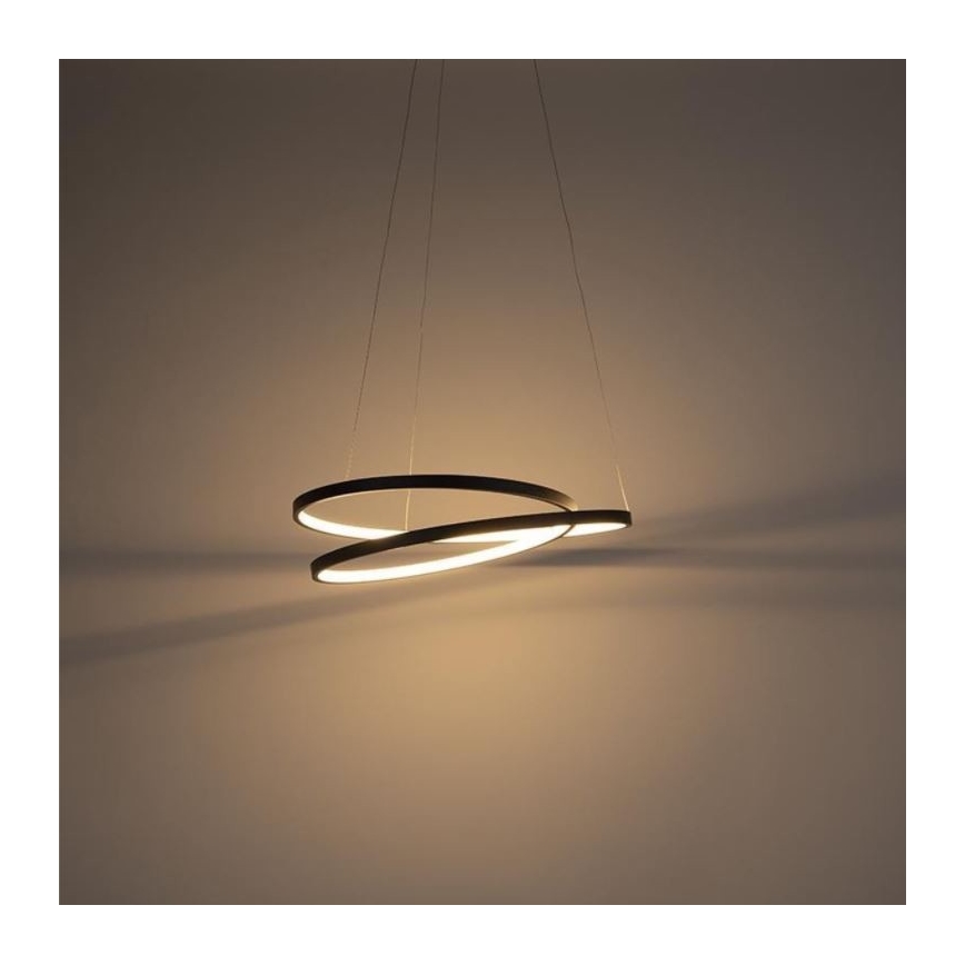 Paul Neuhaus 2472-18 - LED pendel dæmpbar ROMAN LED/30W/230V sort