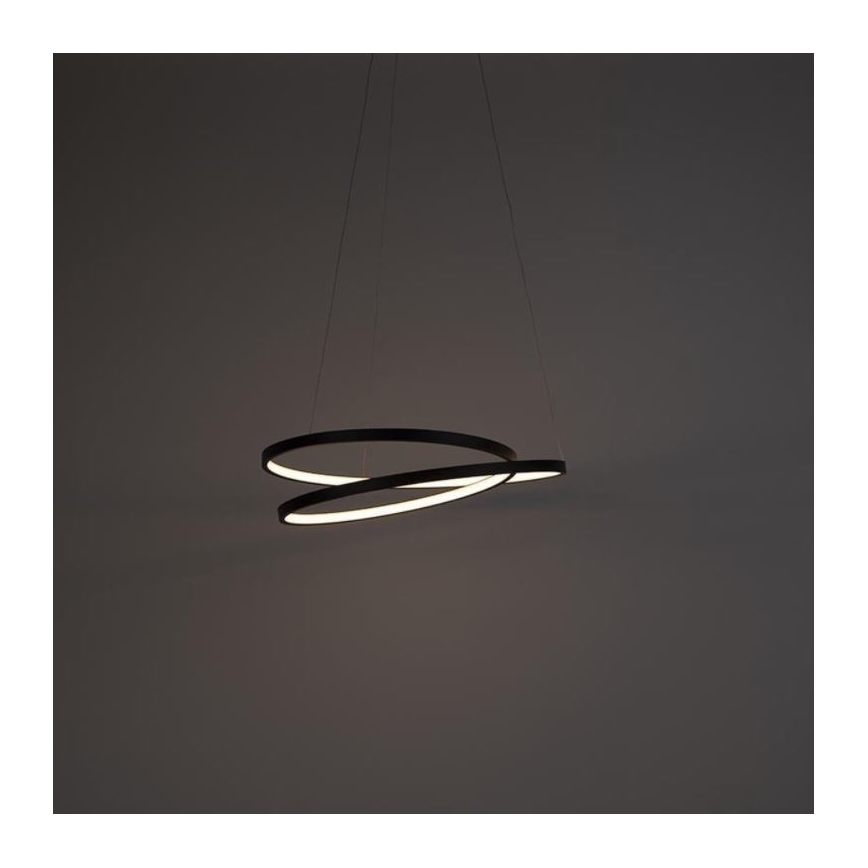 Paul Neuhaus 2472-18 - LED pendel dæmpbar ROMAN LED/30W/230V sort