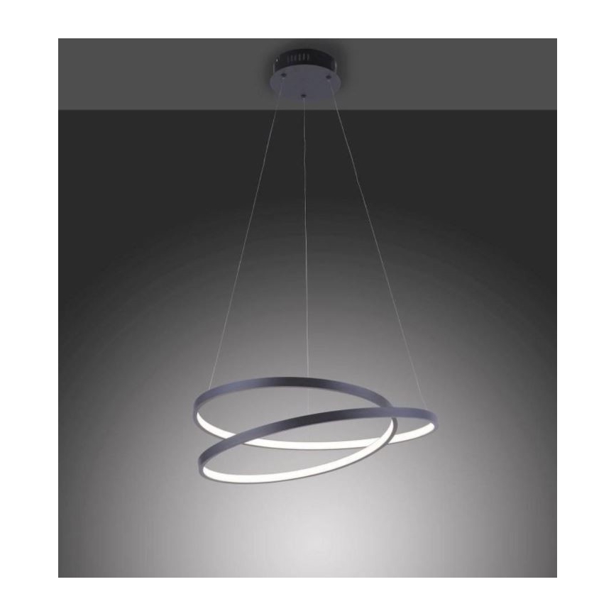 Paul Neuhaus 2472-18 - LED pendel dæmpbar ROMAN LED/30W/230V sort
