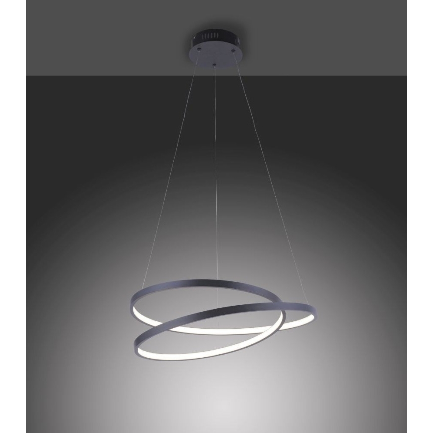 Paul Neuhaus 2472-18 - LED pendel dæmpbar ROMAN LED/30W/230V sort
