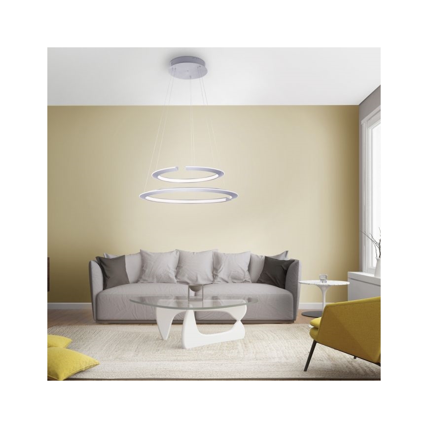Paul Neuhaus 2491-55 - LED pendel dæmpbar ALESSA 2xLED/26W/230V + fjernbetjening