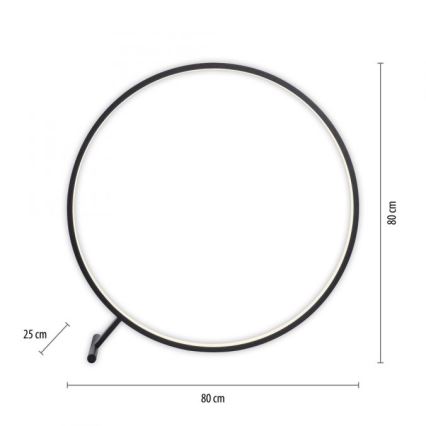 Paul Neuhaus 319-18 - LED gulvlampe dæmpbar HULA LED/21,5W/230V 2700-5000K + fjernbetjening