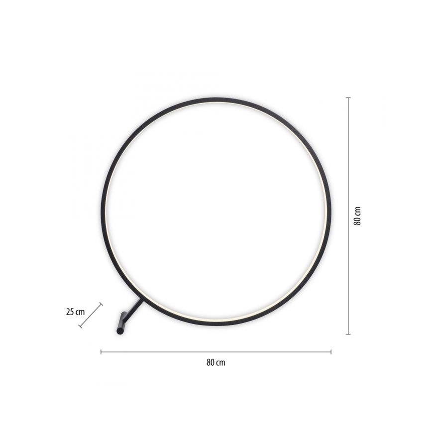 Paul Neuhaus 319-18 - LED gulvlampe dæmpbar HULA LED/21,5W/230V 2700-5000K + fjernbetjening