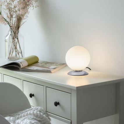 Paul Neuhaus 4013-55 - LED bordlampe m. touch-funktion dæmpbar BUBBA 1xG9/3W/230V mat krom