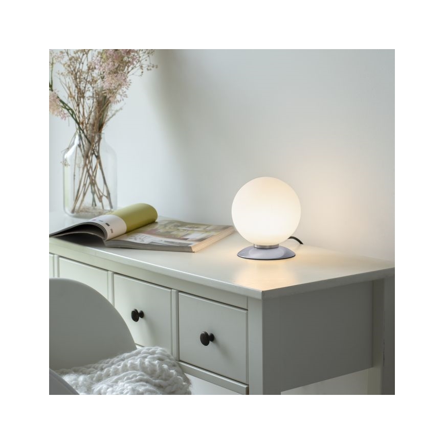 Paul Neuhaus 4013-55 - LED bordlampe m. touch-funktion dæmpbar BUBBA 1xG9/3W/230V mat krom