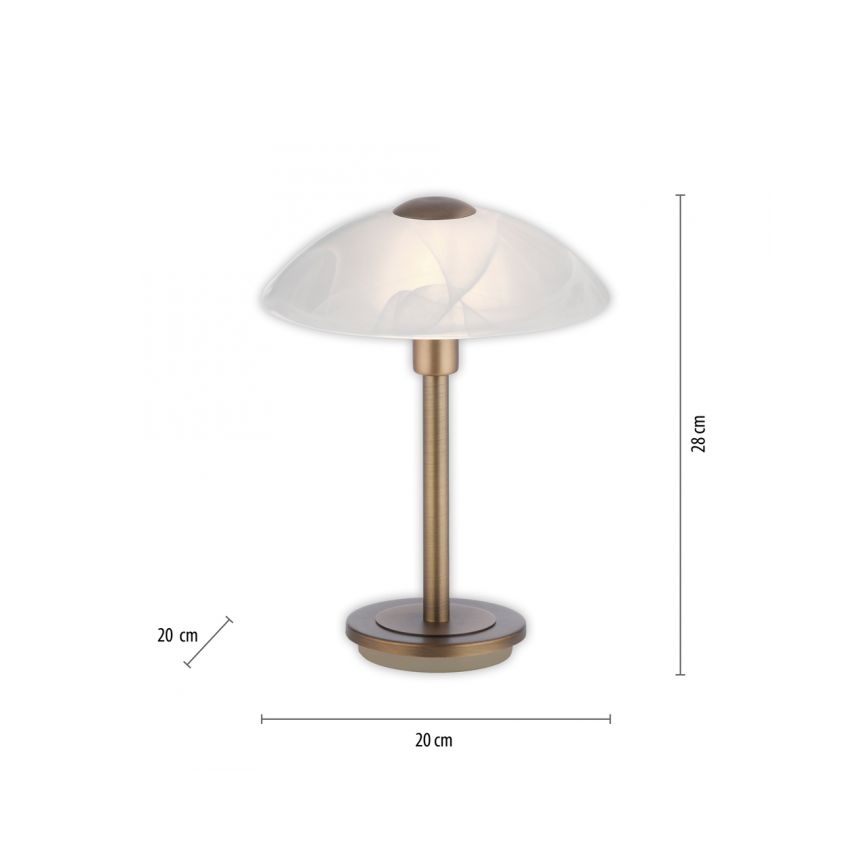 Paul Neuhaus 4026-11 - LED bordlampe m. touch-funktion dæmpbar ENOVA 1xG9/2,6W/230V