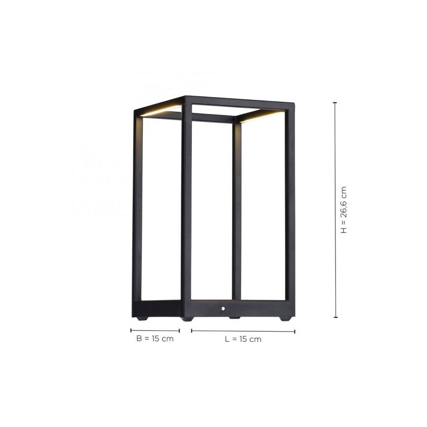 Paul Neuhaus 4401-18 - LED bordlampe dæmpbar CONTURA 2xLED/2,2W/230V