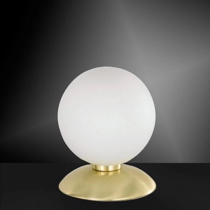 Paul Neuhaus 4437-60 - Dæmpbar berøringsbetjent bordlampe BUBBA 1xG9/28W/230V guldfarvet