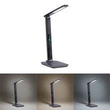 Paul Neuhaus 4595-18 - LED bordlampe med touch-funktion og trådløs opladning dæmpbar ADRIANO LED/5W/230V black