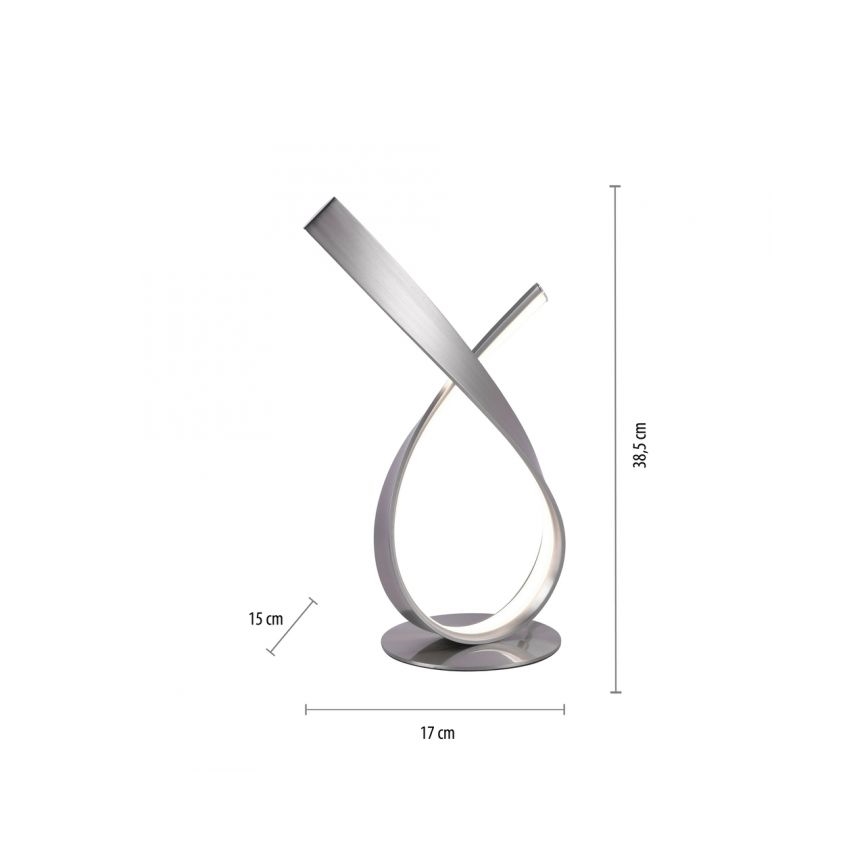 Paul Neuhaus 4720-55 - LED bordlampe dæmpbar LINDA LED/11,4W/230V mat krom