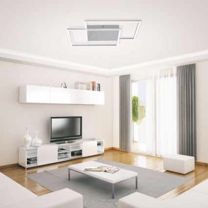 Paul Neuhaus 6024-55 - LED loftlampe dæmpbar YUKI LED/49W/230V + fjernbetjening