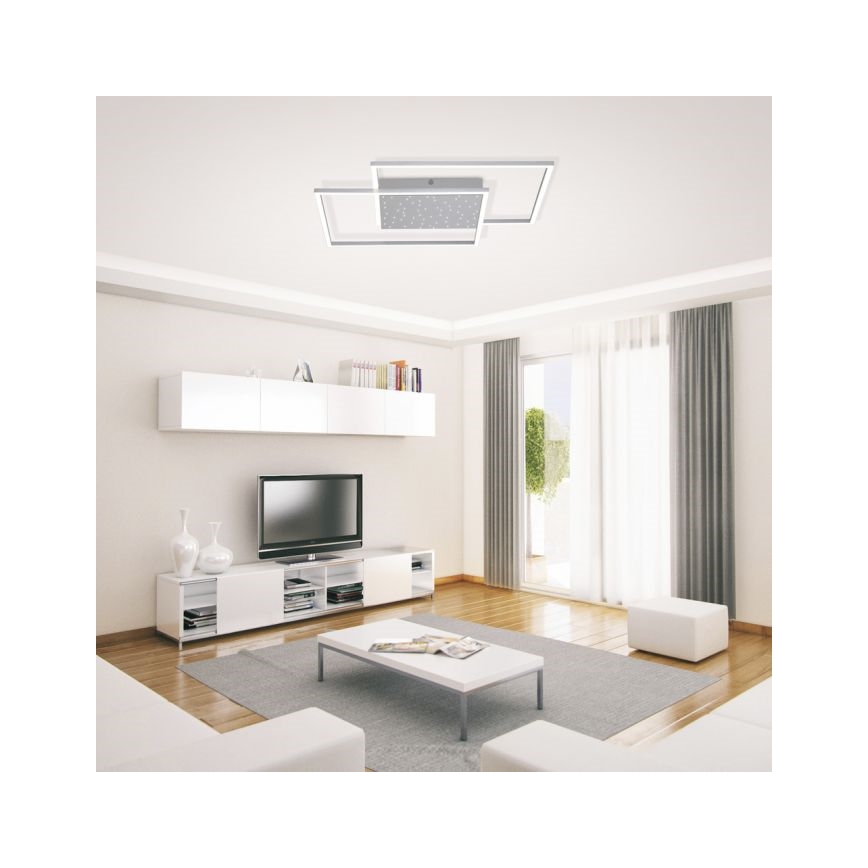 Paul Neuhaus 6024-55 - LED loftlampe dæmpbar YUKI LED/49W/230V + fjernbetjening