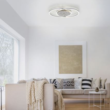 Paul Neuhaus 6025-55 - LED loftlampe dæmpbar YUKI LED/48W/230V + fjernbetjening