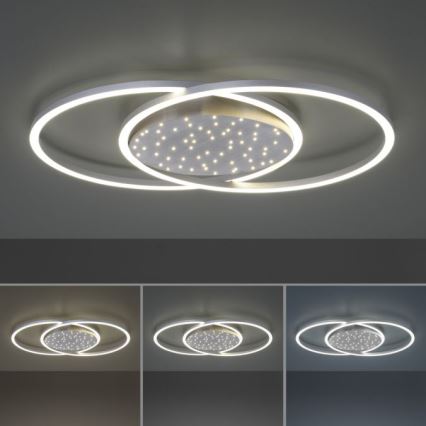 Paul Neuhaus 6025-55 - LED loftlampe dæmpbar YUKI LED/48W/230V + fjernbetjening