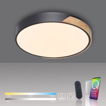 Paul Neuhaus 6071-18 - LED loftlampe dæmpbar Q-PIATO LED/35W/230V diameter 51 cm 2700-5000K Wi-Fi + fjernbetjening