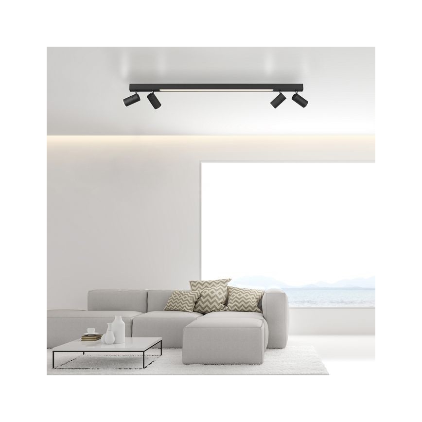 Paul Neuhaus 6121-13 - LED spotlampe dæmpbar PURE 4xLED/4W/230V + LED/9W 2700-5000K + fjernbetjening