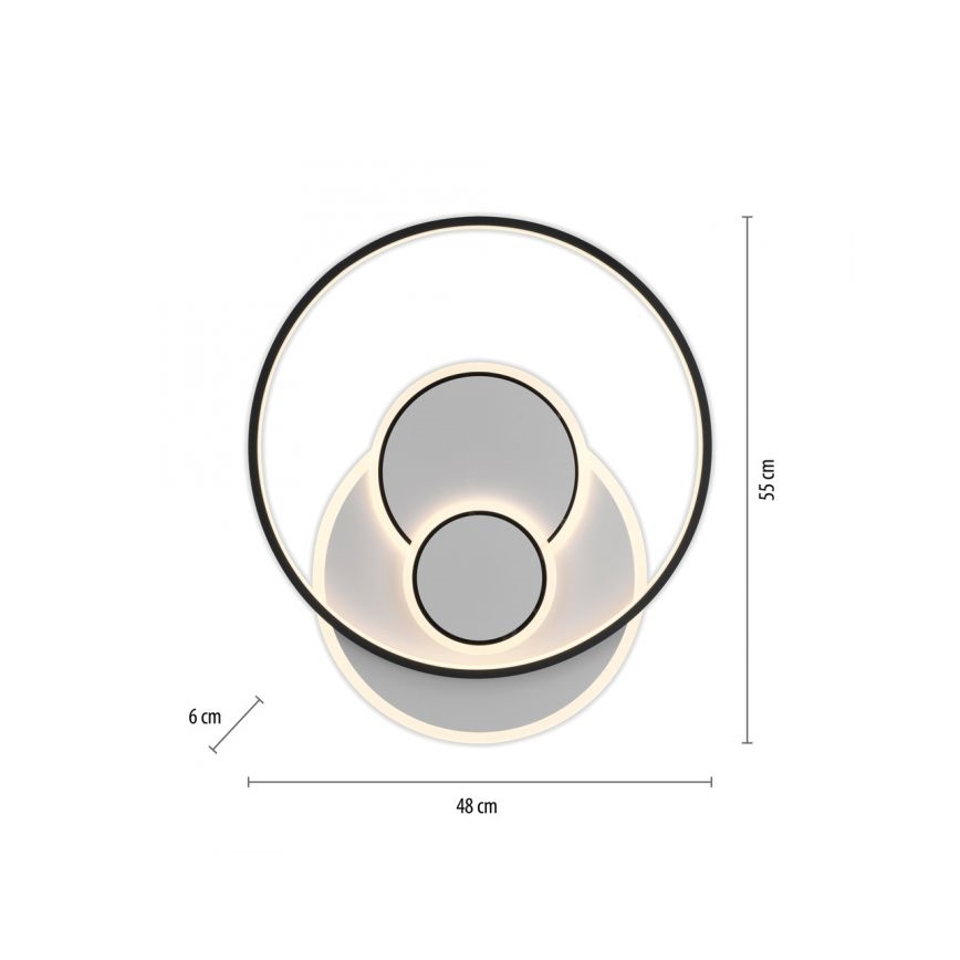 Paul Neuhaus 6392-16 - LED loftlampe MAILAK LED/27W/230V