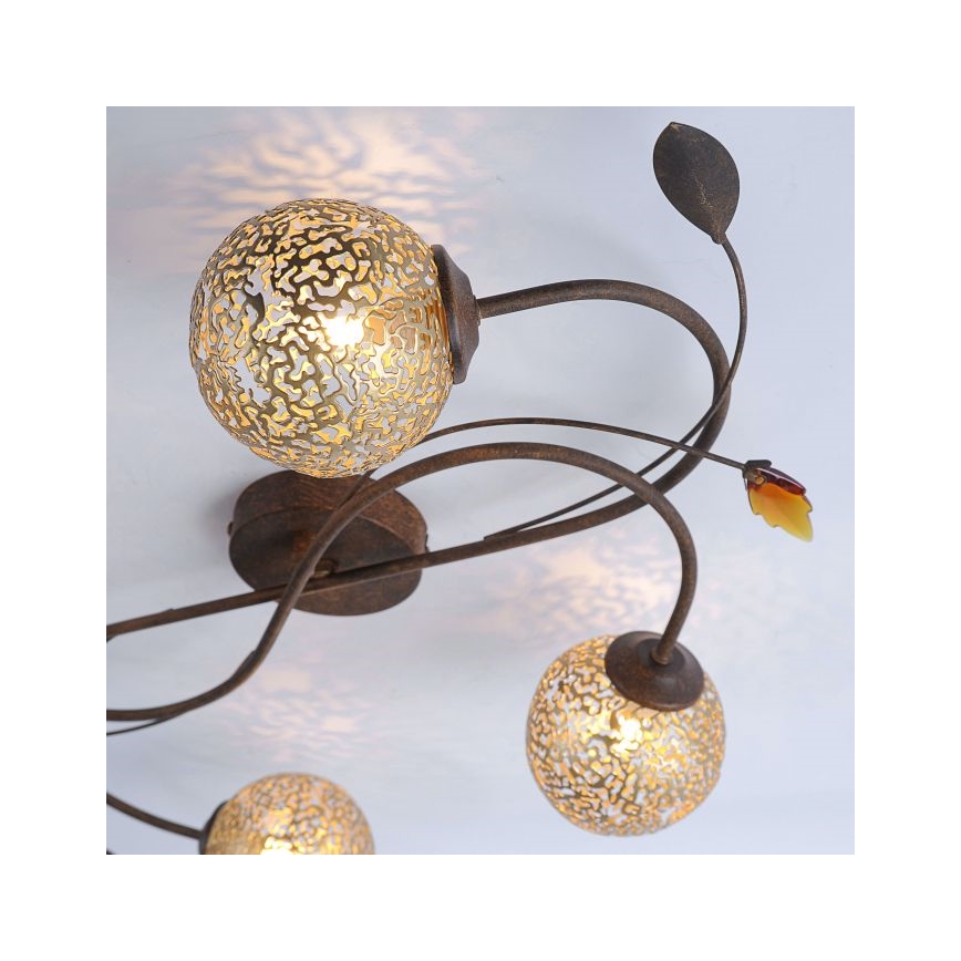 Paul Neuhaus 6395-48 - Fastmonteret lysekrone GRETA 4xG9/40W/230V