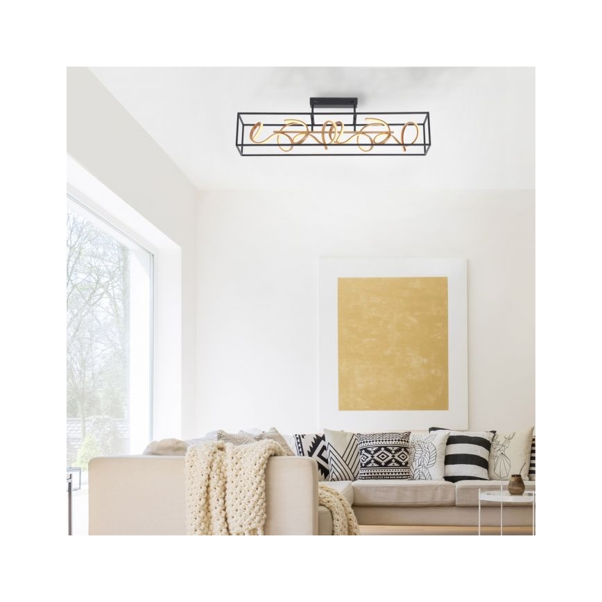 Paul Neuhaus 6473-18 - LED lysdæmper lysekrone i en snor SELINA 4xLED/10,2W/230V