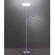 Paul Neuhaus 655-55 - LED gulvlampe dæmpbar ALFRED 1xLED/28W+1xLED/4W/230V krom