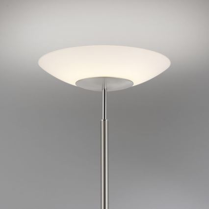Paul Neuhaus 655-55 - LED gulvlampe dæmpbar ALFRED 1xLED/28W+1xLED/4W/230V skinnende krom